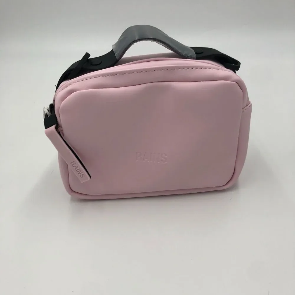 Rains Box Bag‎ Micro W3 Candy Pink Waterproof Crossbody Handbag 14120 NEW